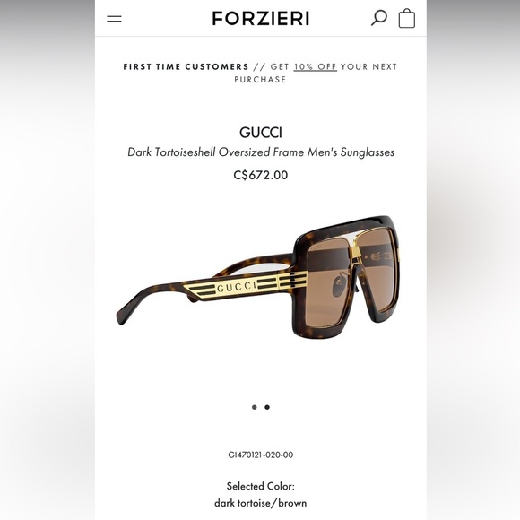Gucci tortoiseshell oversized sunglasses hot sale